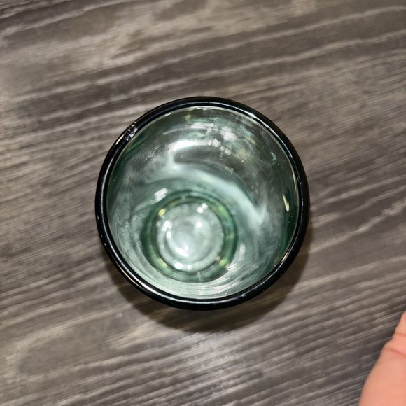 Property of Coca Cola Bottling Atlanta Ga 7" 16oz Heavy Green Glass Tumbler 2009 - Picture 4 of 8